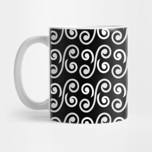 Spiral vector seamless pattern design Mug